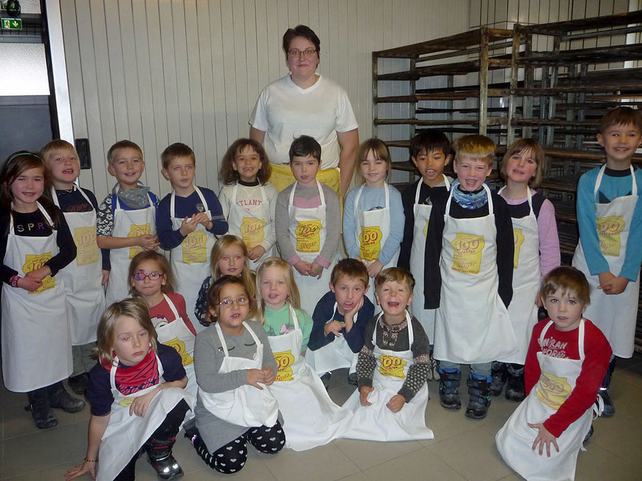 Weihnachtliches Plätzchenbacken in der Bäckerei Meyer in Balhorn